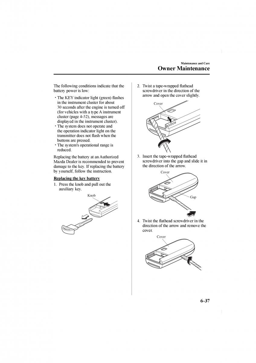 Mazda CX 5 II 2 owners manual / page 513