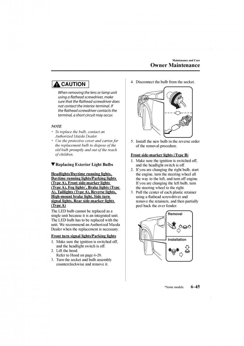 Mazda CX 5 II 2 owners manual / page 521