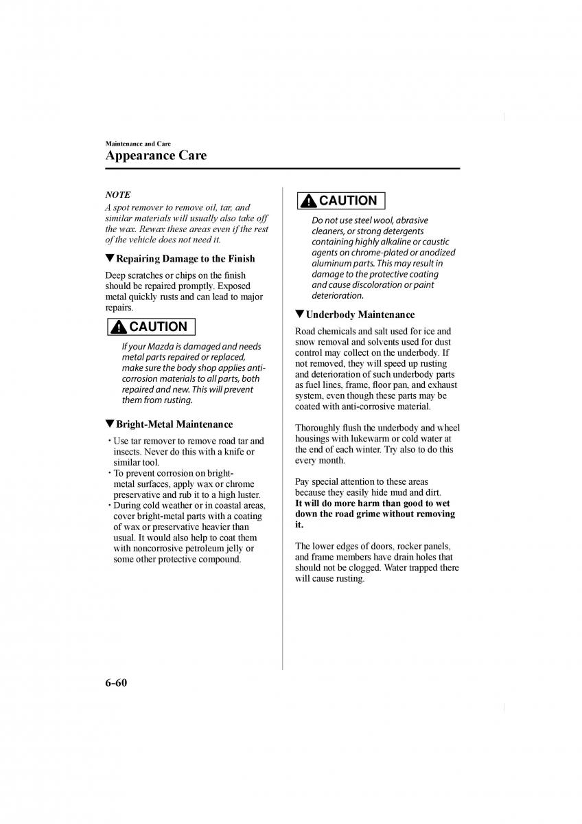 Mazda CX 5 II 2 owners manual / page 536