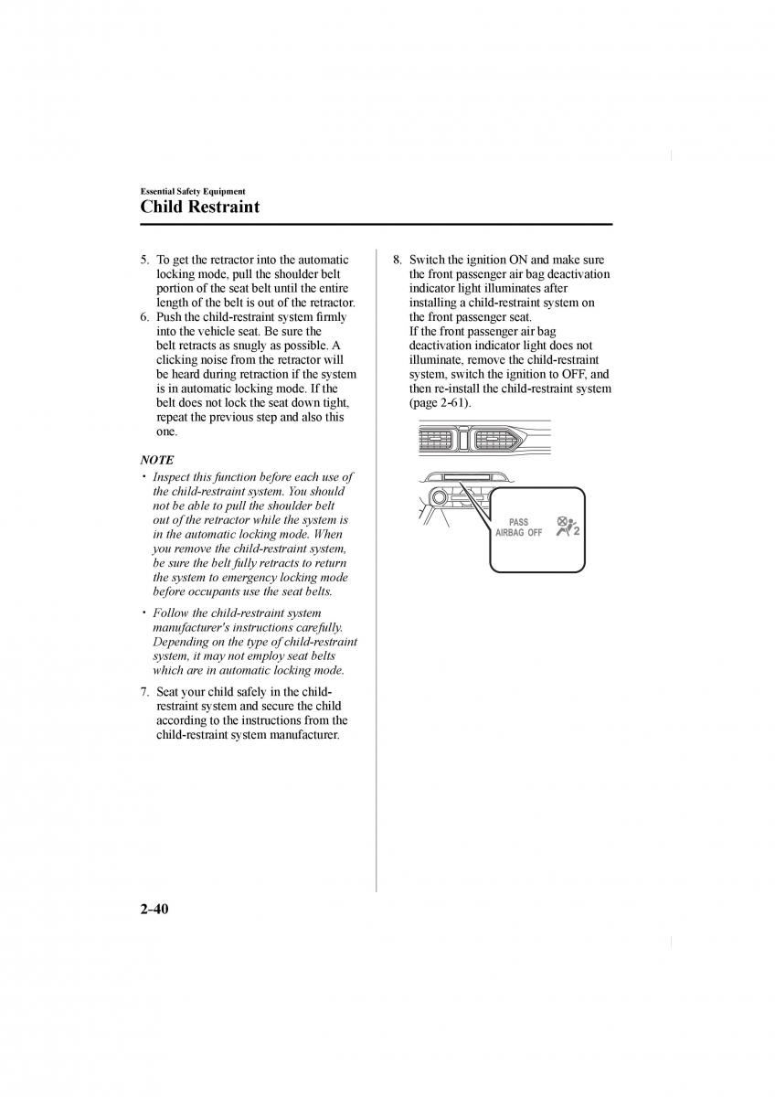 Mazda CX 5 II 2 owners manual / page 54