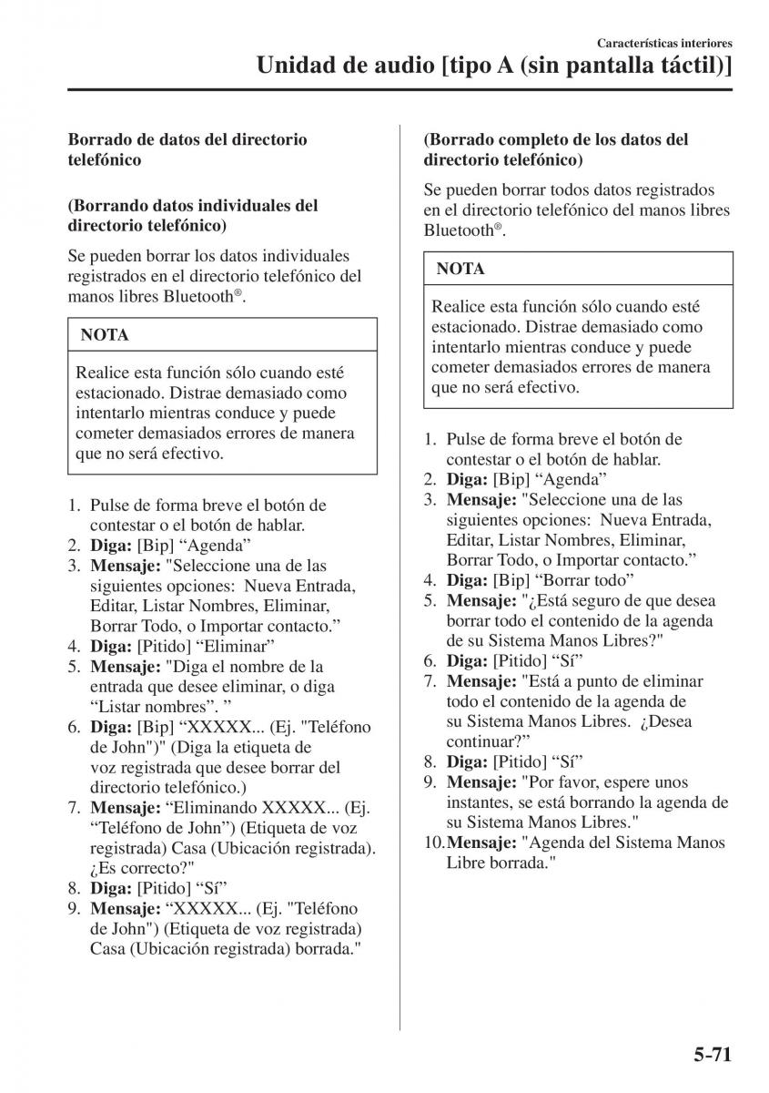 Mazda CX 5 II 2 manual del propietario / page 543