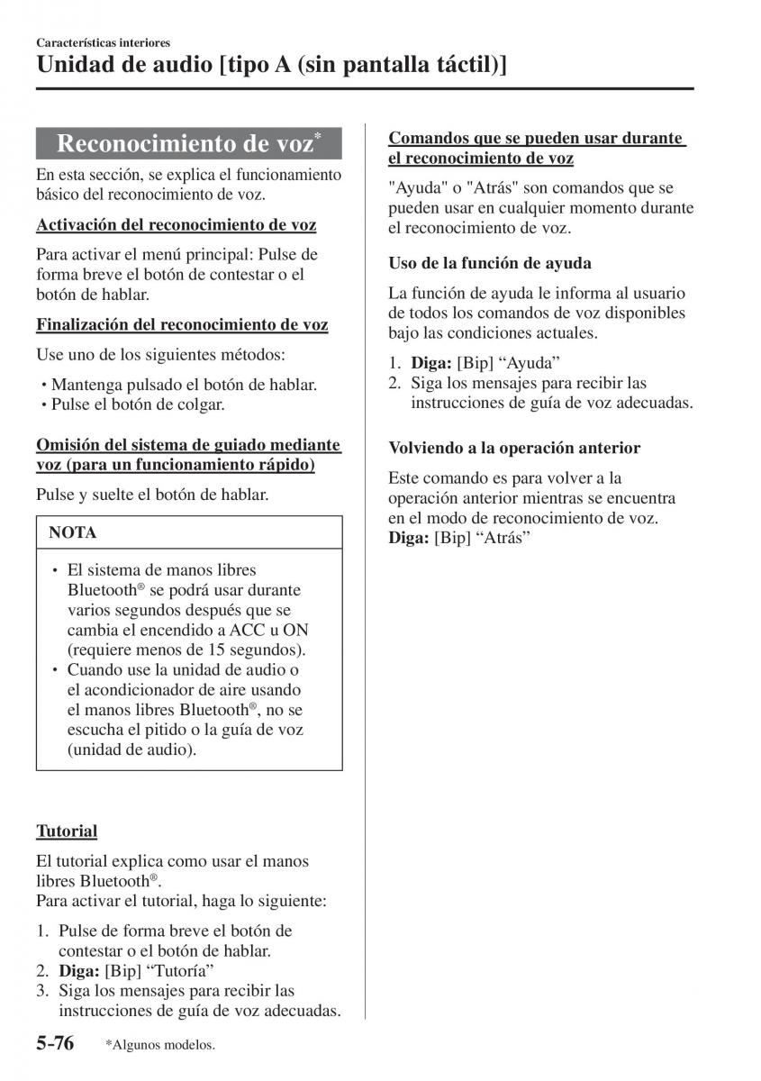 Mazda CX 5 II 2 manual del propietario / page 548