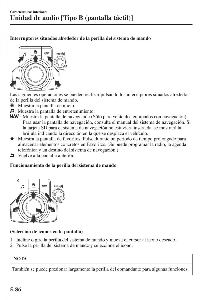 Mazda CX 5 II 2 manual del propietario / page 558