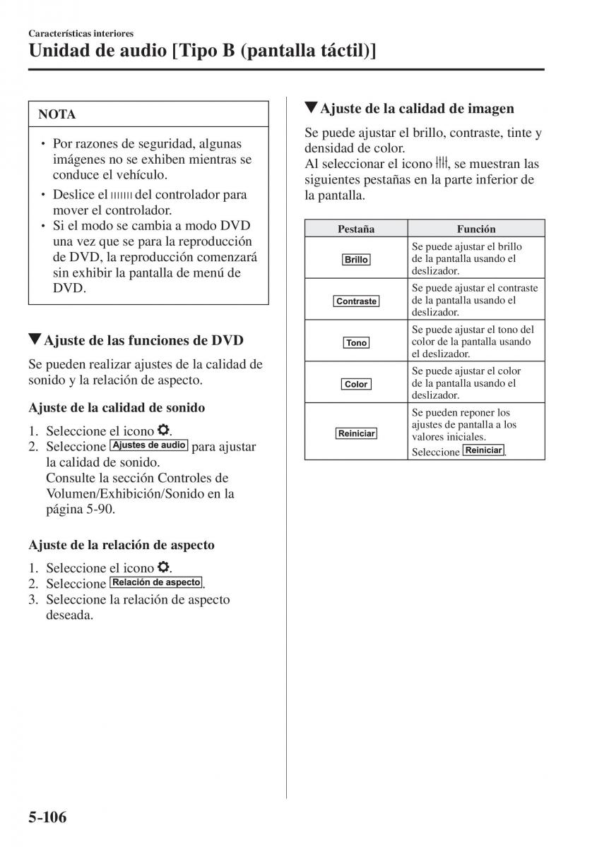 Mazda CX 5 II 2 manual del propietario / page 578