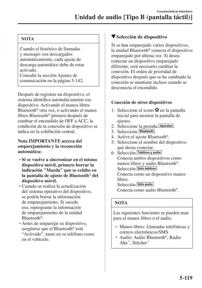 Mazda CX 5 II 2 manual del propietario / page 591