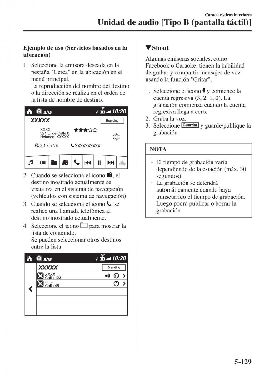 Mazda CX 5 II 2 manual del propietario / page 601