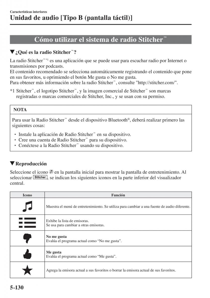 Mazda CX 5 II 2 manual del propietario / page 602