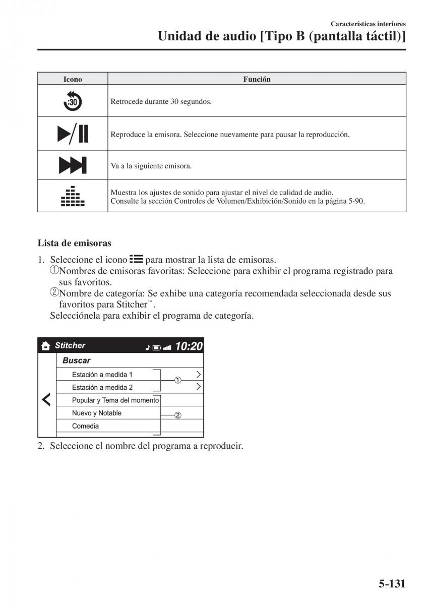 Mazda CX 5 II 2 manual del propietario / page 603