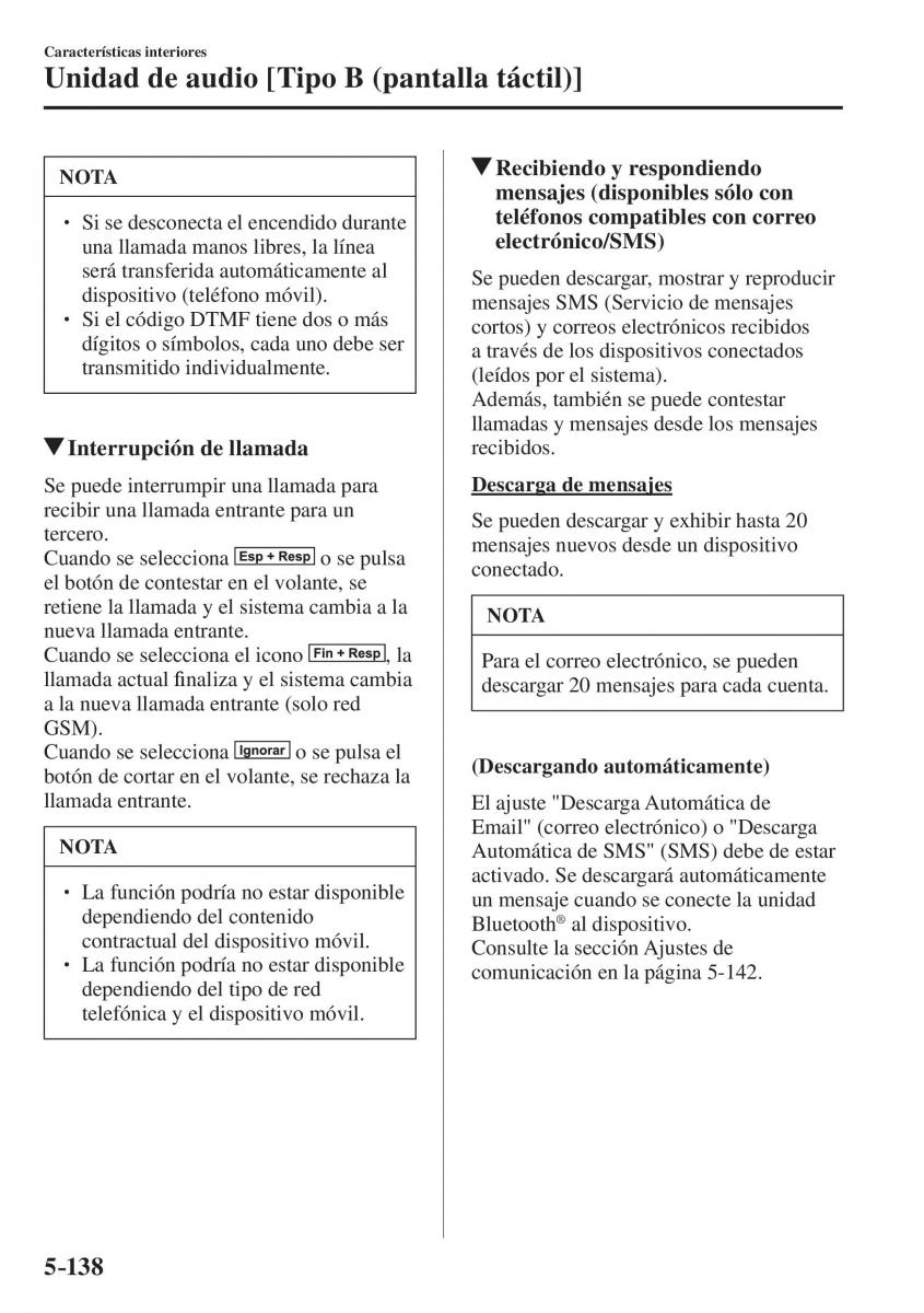 Mazda CX 5 II 2 manual del propietario / page 610