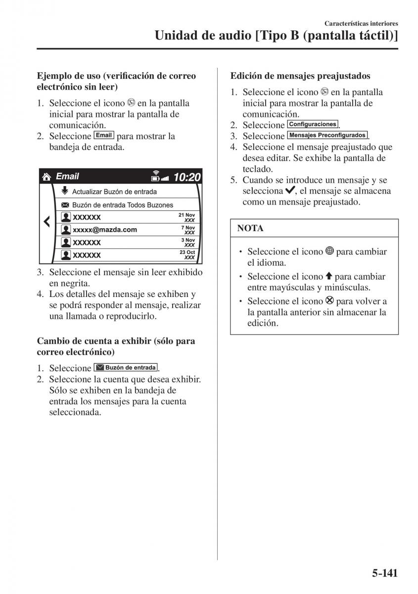 Mazda CX 5 II 2 manual del propietario / page 613