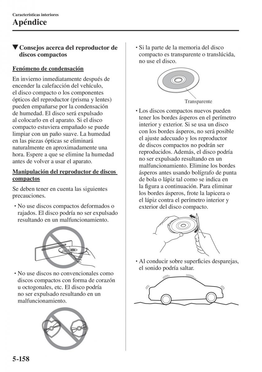 Mazda CX 5 II 2 manual del propietario / page 630