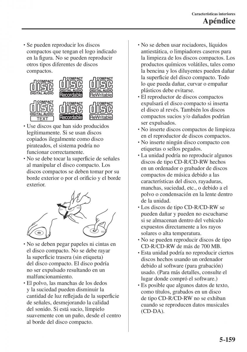 Mazda CX 5 II 2 manual del propietario / page 631