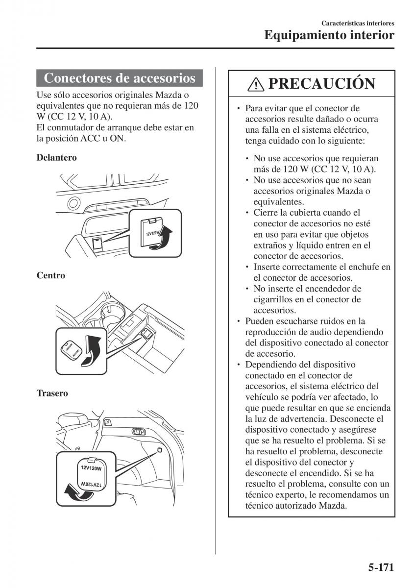 Mazda CX 5 II 2 manual del propietario / page 643