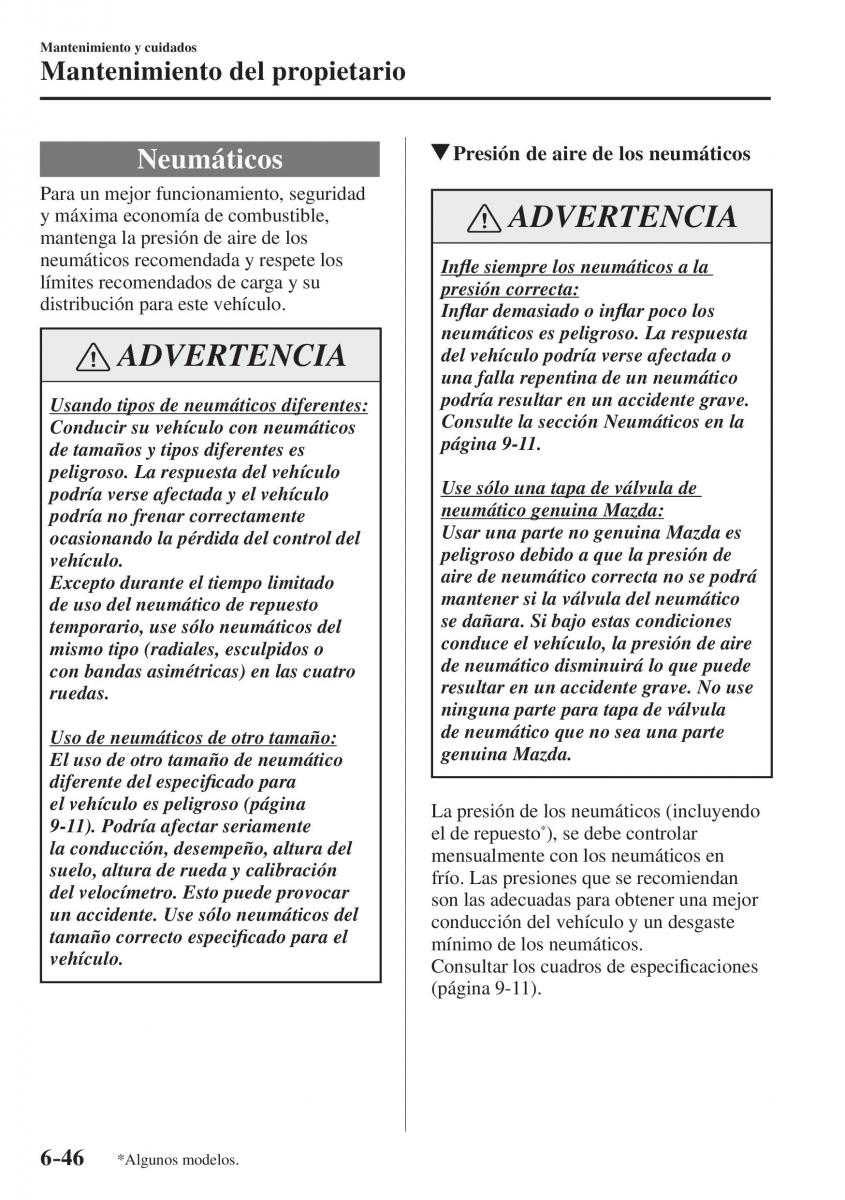 Mazda CX 5 II 2 manual del propietario / page 698