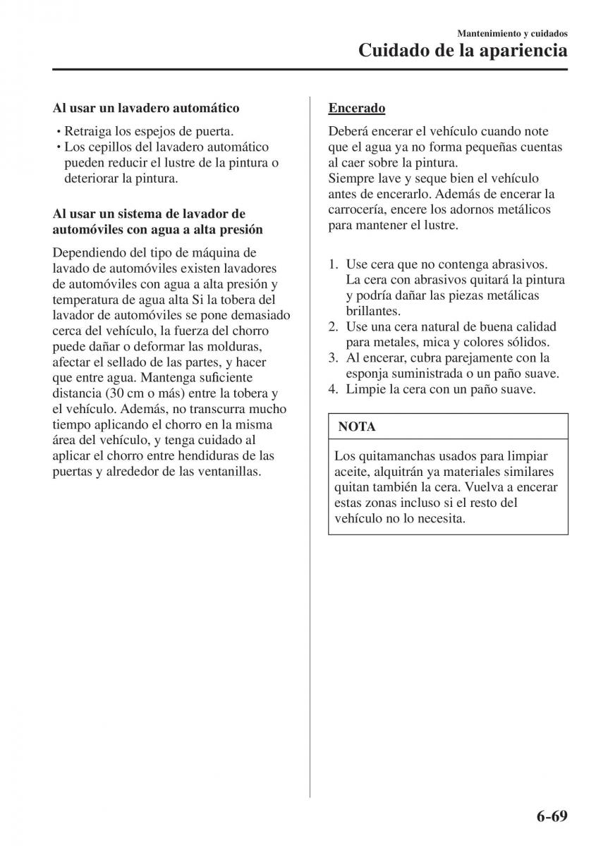 Mazda CX 5 II 2 manual del propietario / page 721