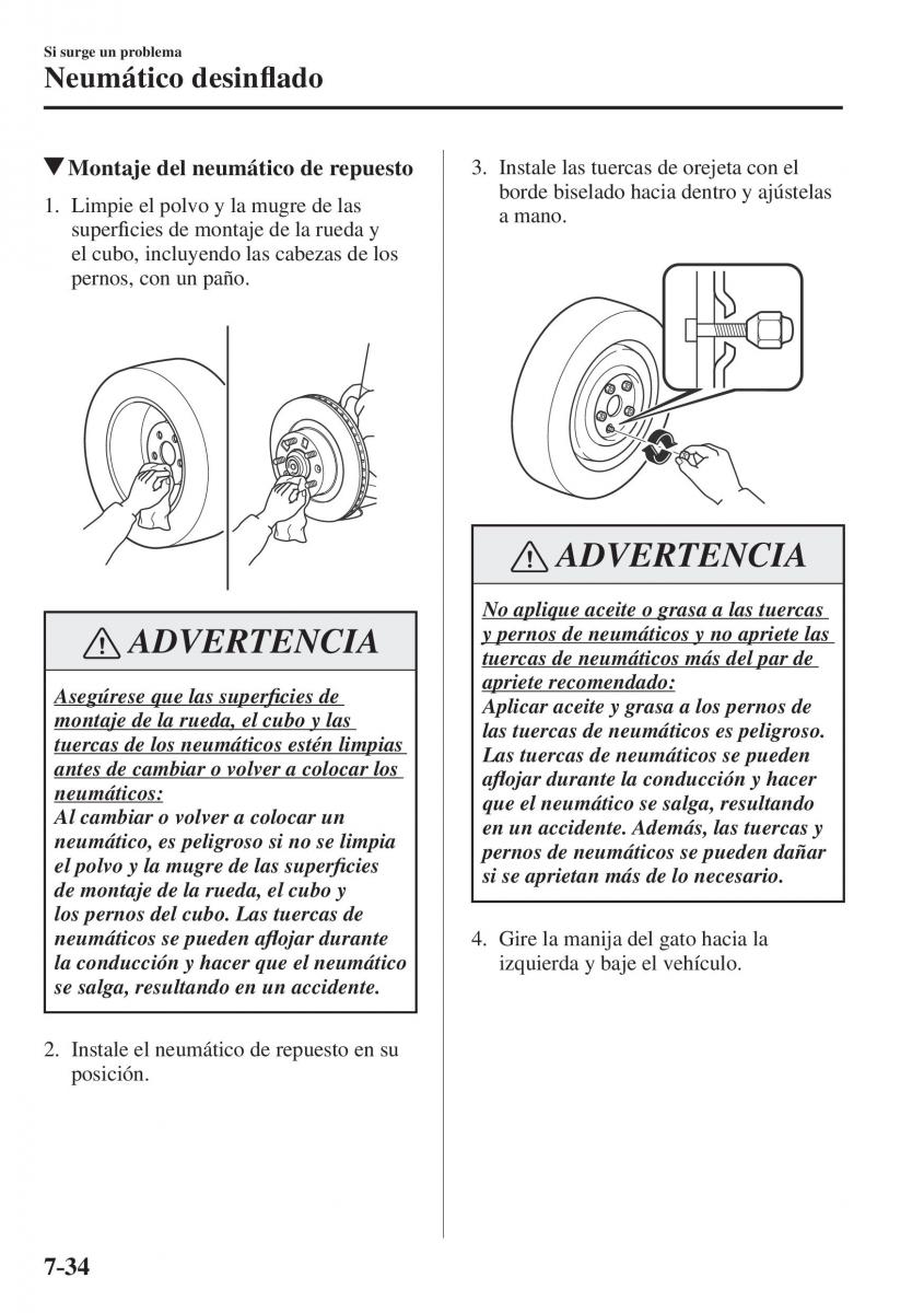 Mazda CX 5 II 2 manual del propietario / page 762