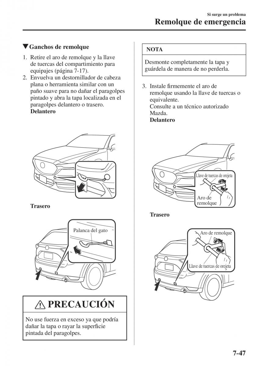 Mazda CX 5 II 2 manual del propietario / page 775