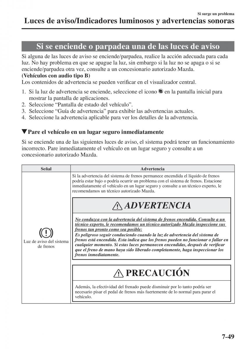 Mazda CX 5 II 2 manual del propietario / page 777