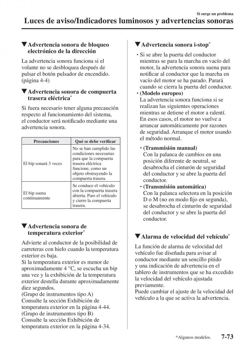 Mazda CX 5 II 2 manual del propietario / page 801