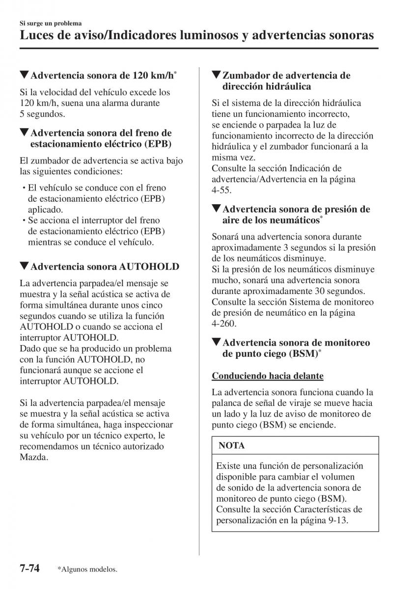 Mazda CX 5 II 2 manual del propietario / page 802