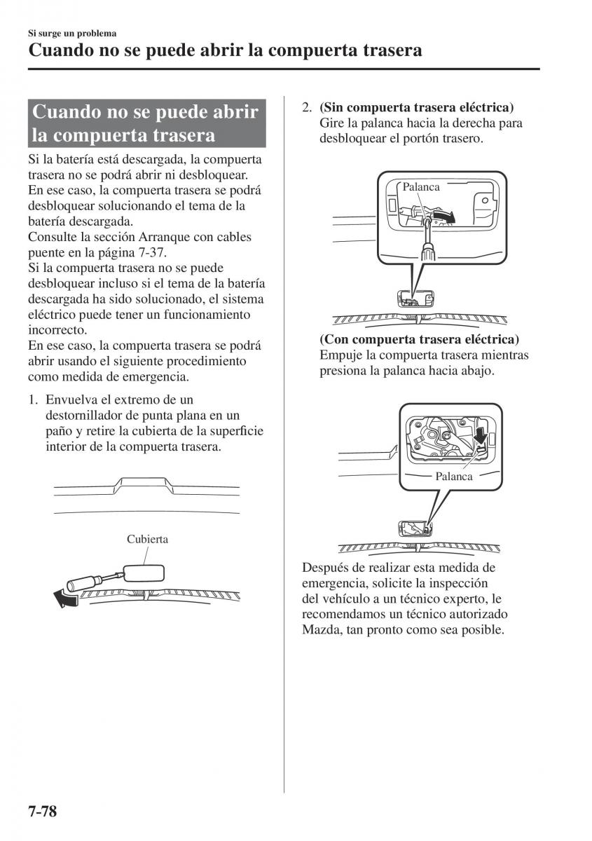 Mazda CX 5 II 2 manual del propietario / page 806