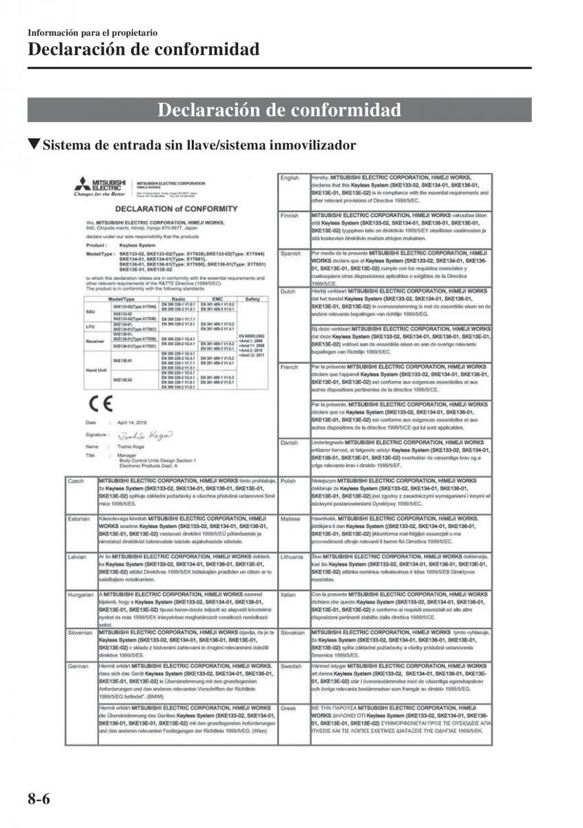 Mazda CX 5 II 2 manual del propietario / page 814