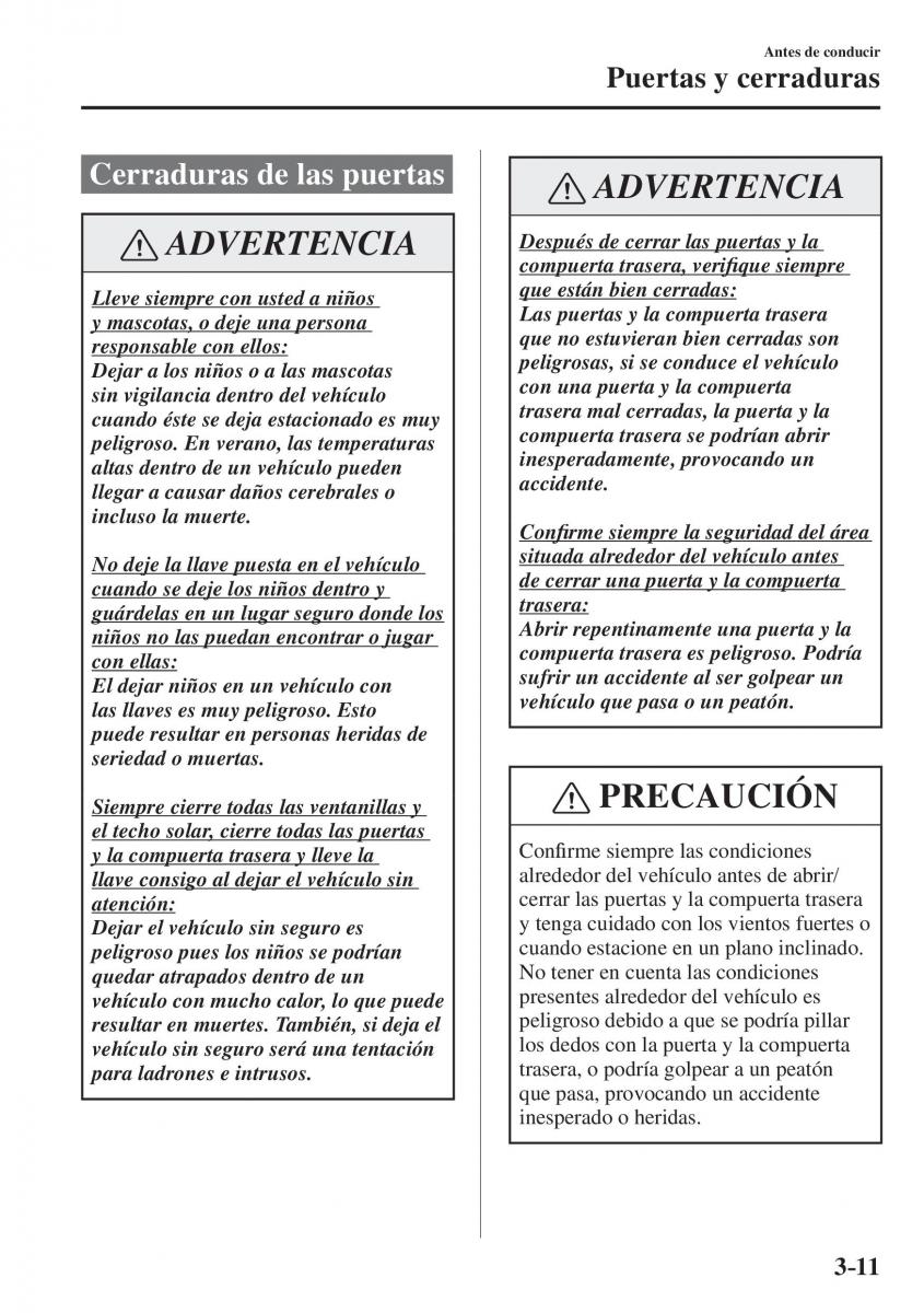 Mazda CX 5 II 2 manual del propietario / page 109