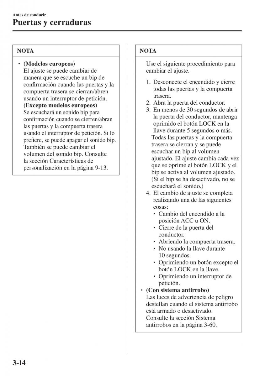 Mazda CX 5 II 2 manual del propietario / page 112