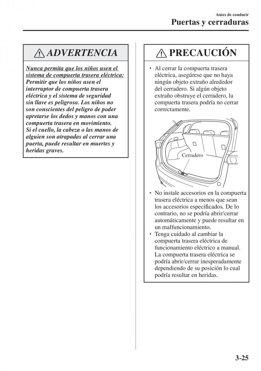 Mazda CX 5 II 2 manual del propietario / page 123