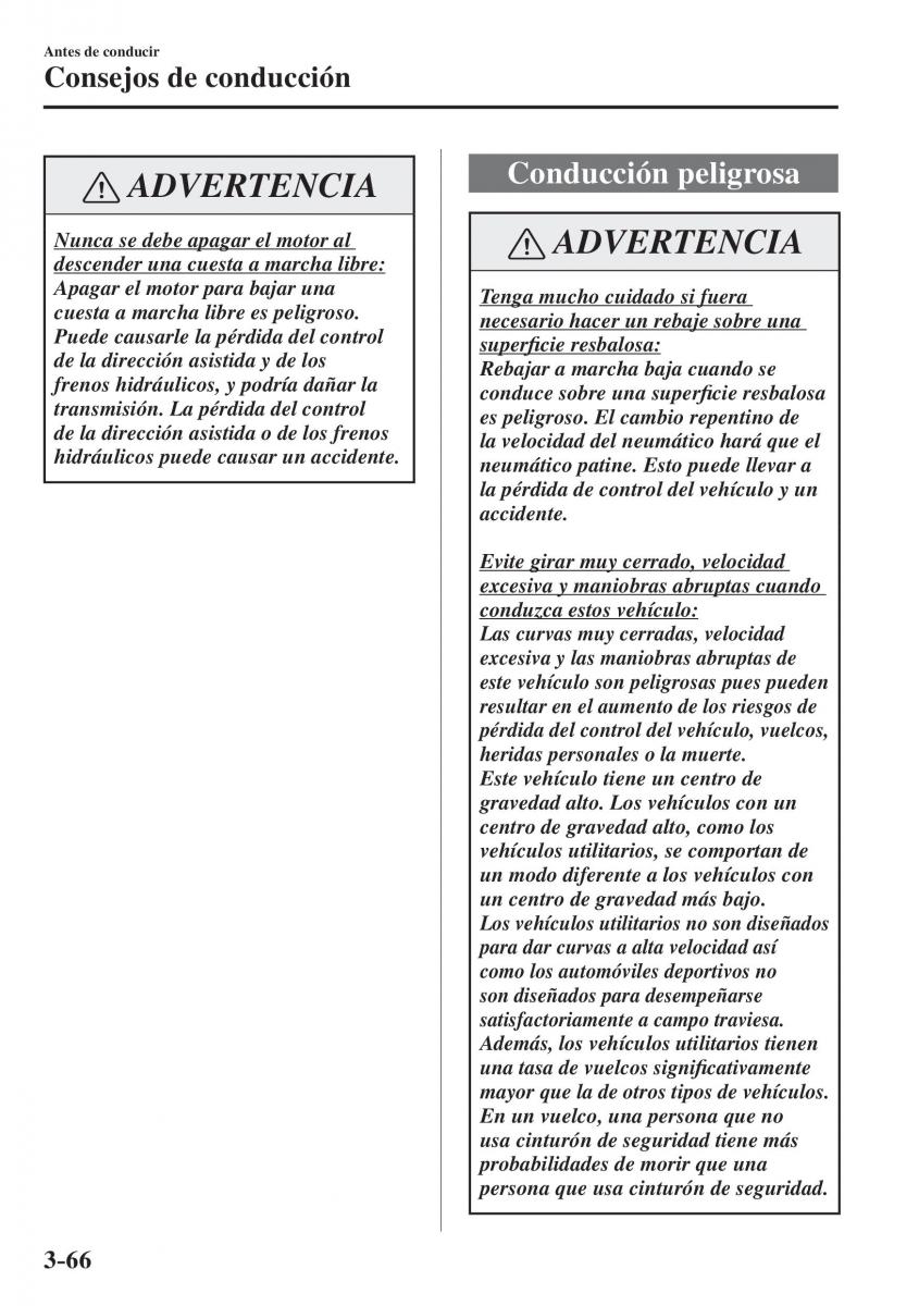 Mazda CX 5 II 2 manual del propietario / page 164