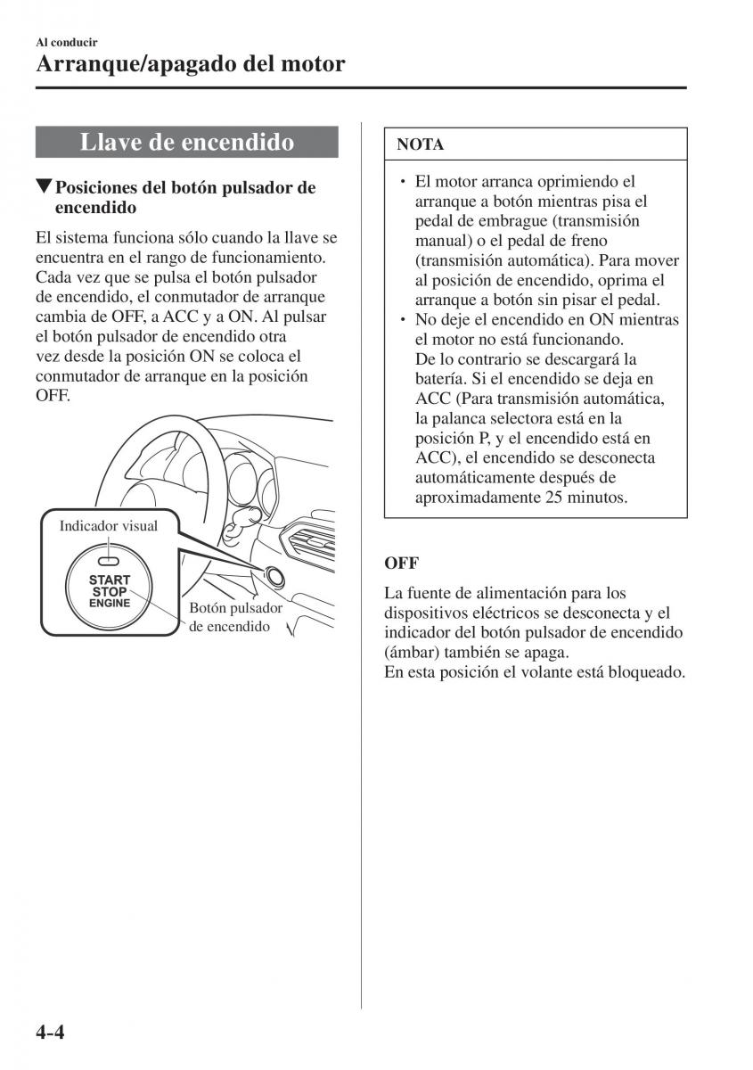 Mazda CX 5 II 2 manual del propietario / page 186