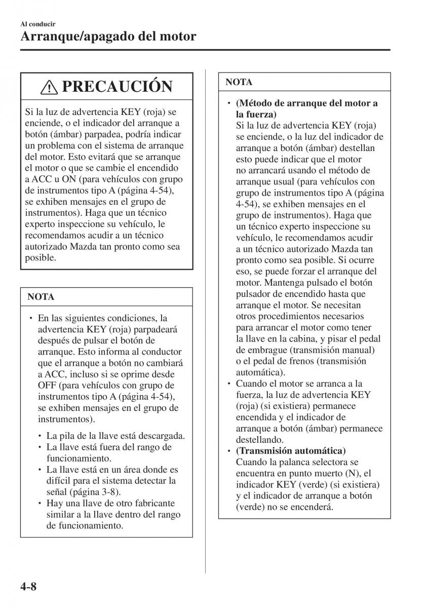 Mazda CX 5 II 2 manual del propietario / page 190