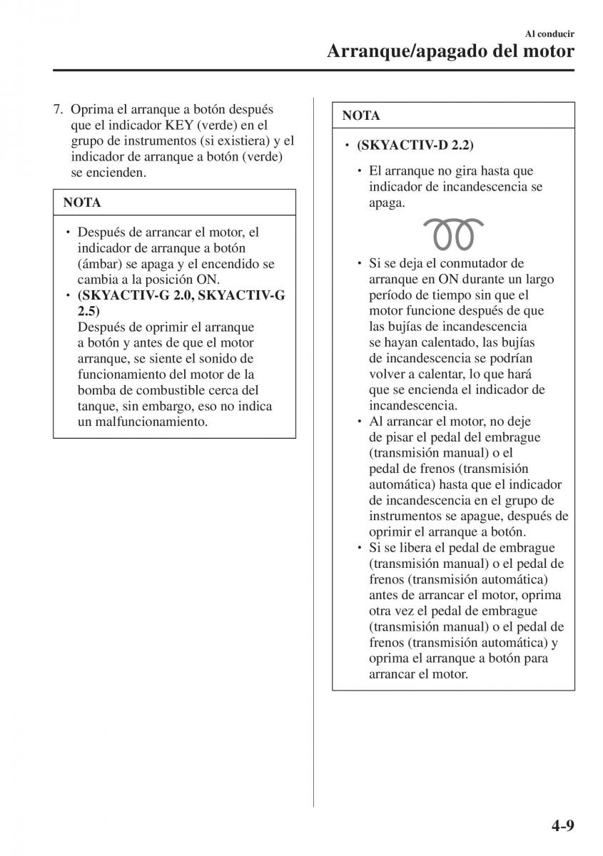 Mazda CX 5 II 2 manual del propietario / page 191