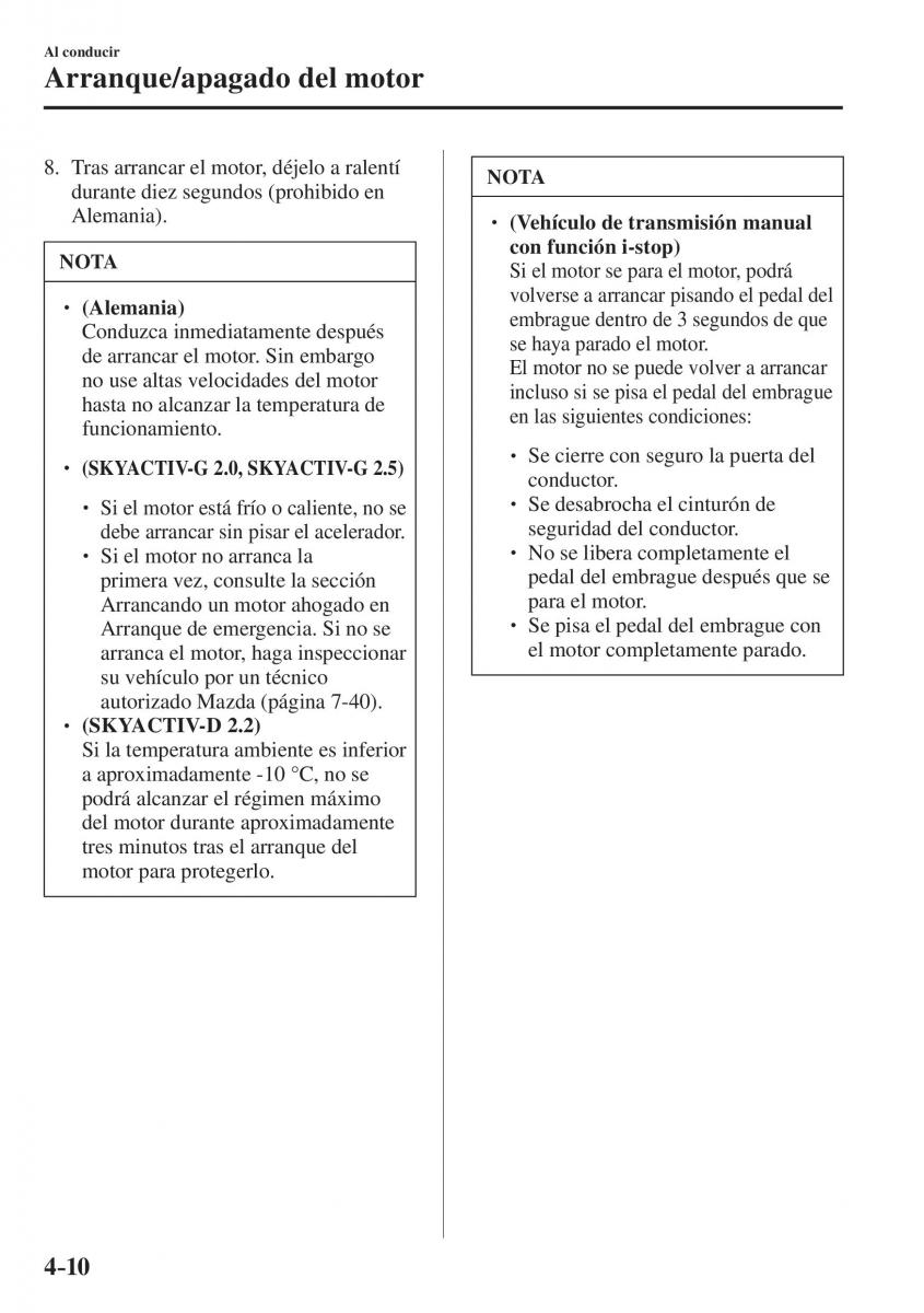 Mazda CX 5 II 2 manual del propietario / page 192