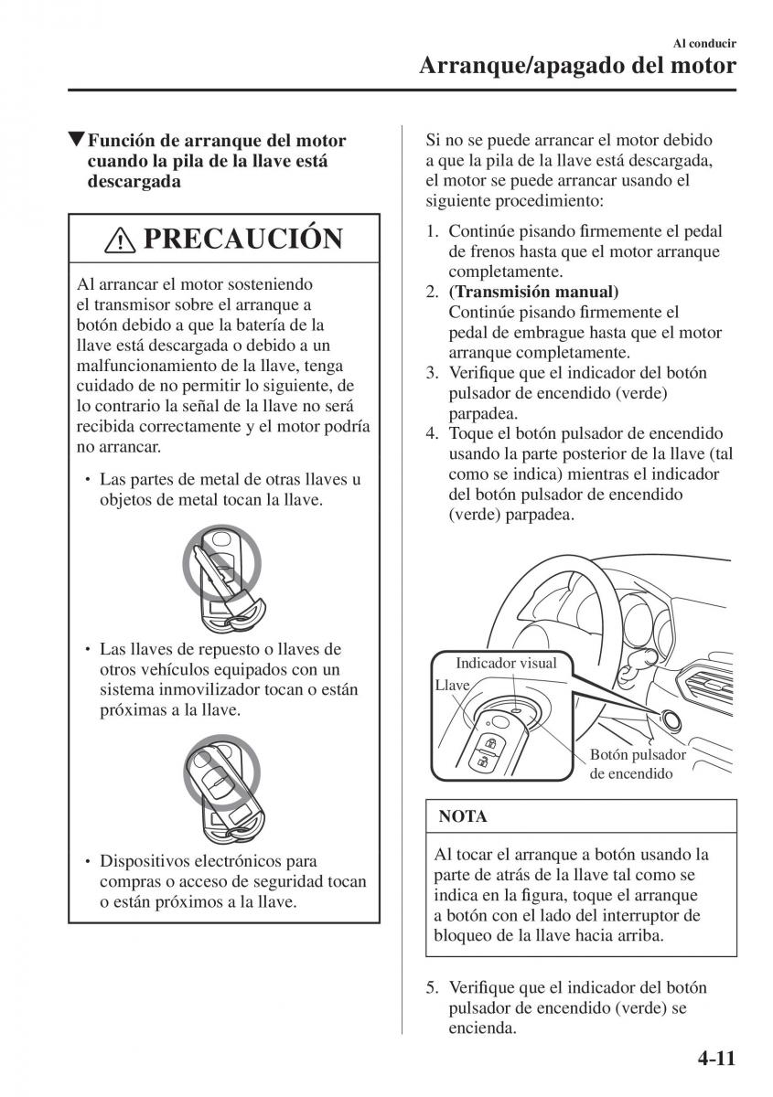 Mazda CX 5 II 2 manual del propietario / page 193