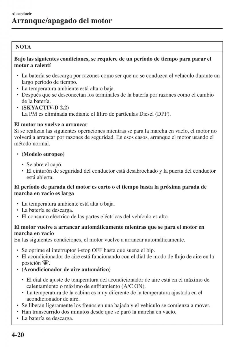 Mazda CX 5 II 2 manual del propietario / page 202