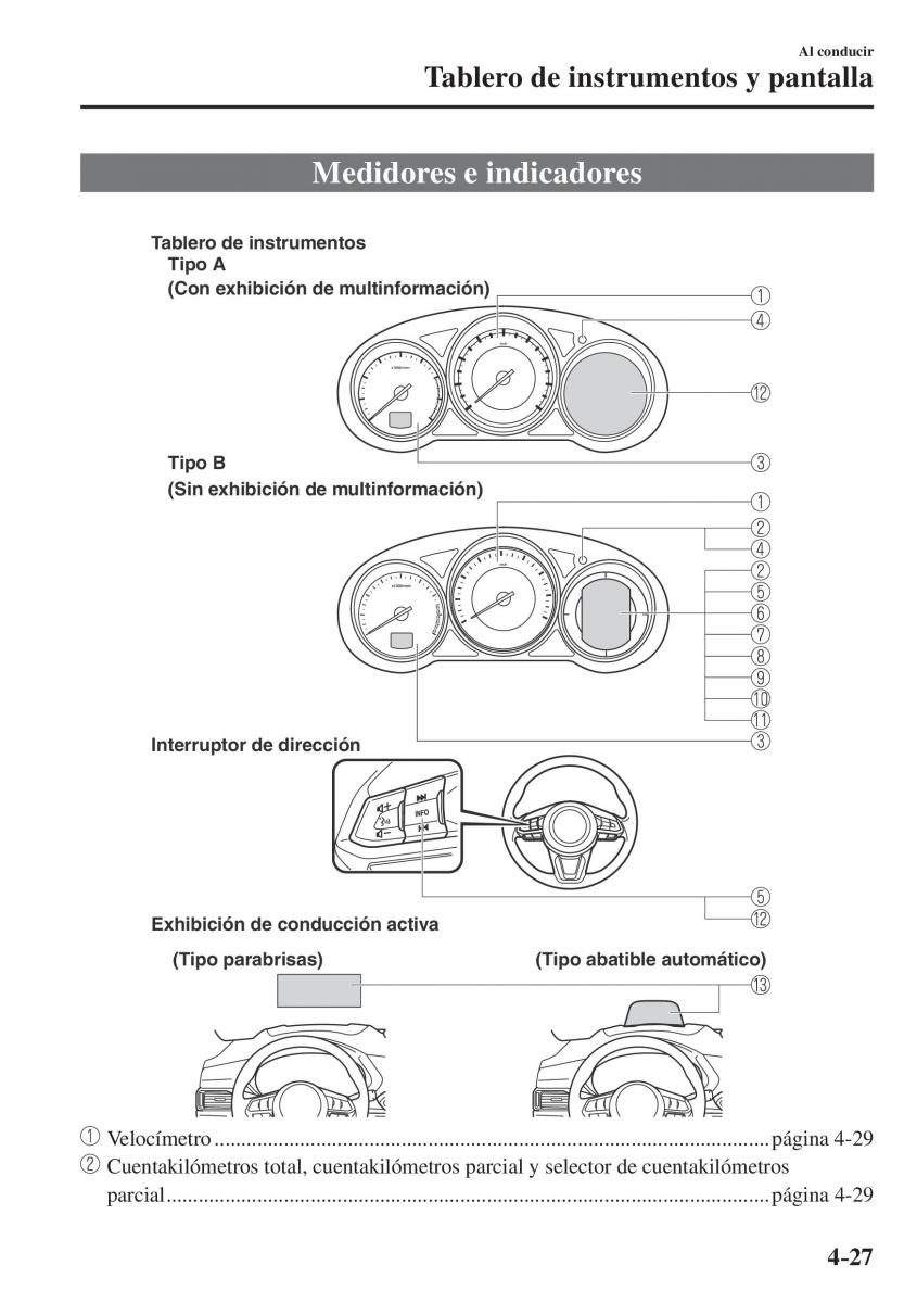 Mazda CX 5 II 2 manual del propietario / page 209