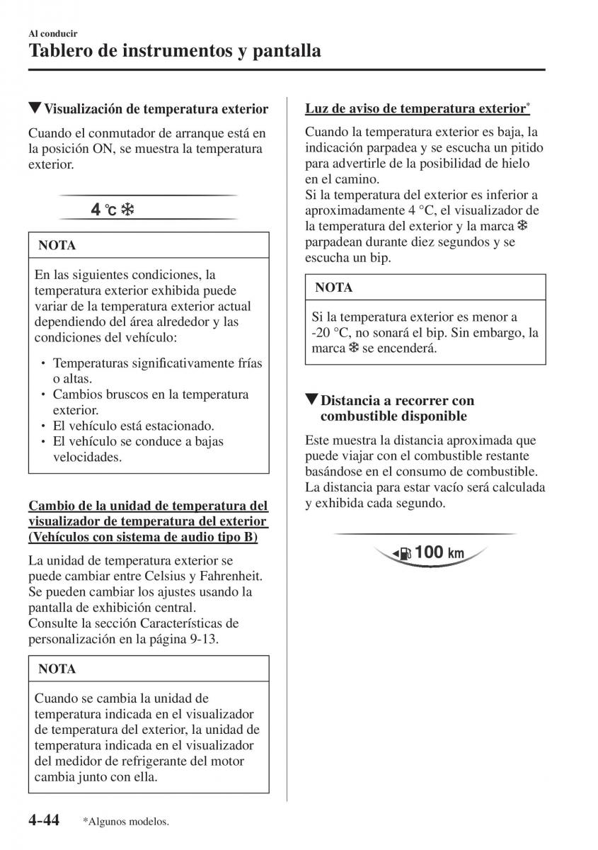 Mazda CX 5 II 2 manual del propietario / page 226