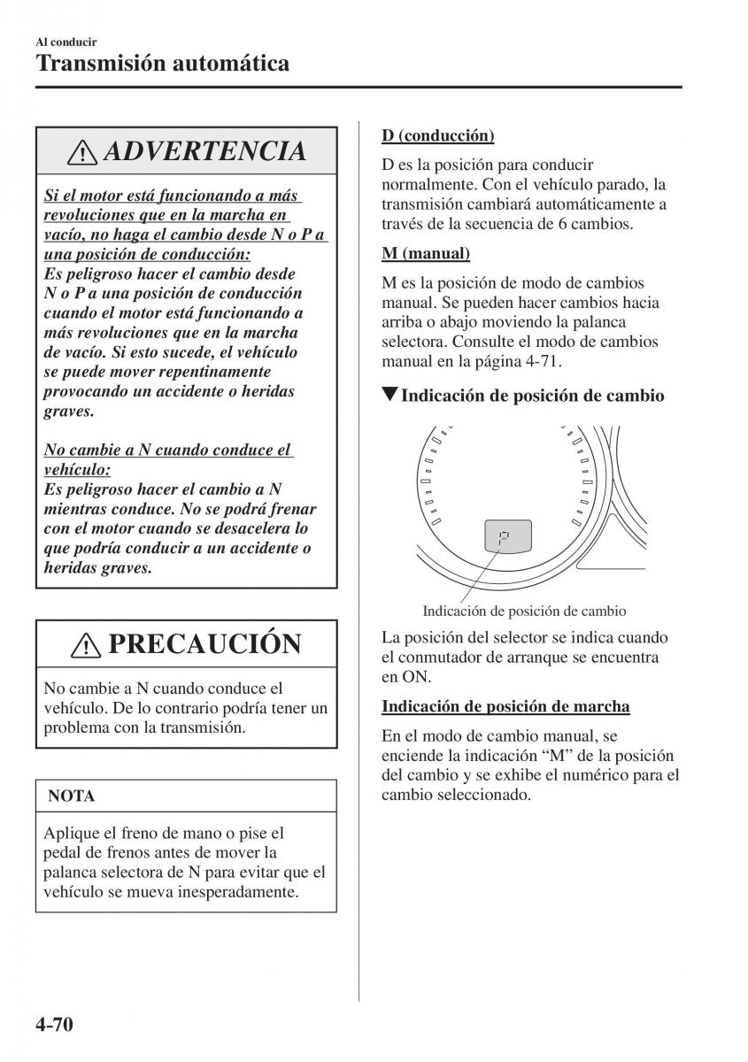 Mazda CX 5 II 2 manual del propietario / page 252