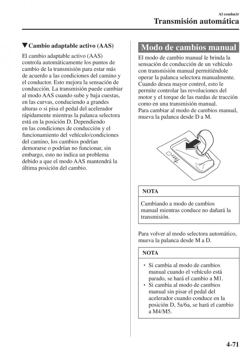 Mazda CX 5 II 2 manual del propietario / page 253