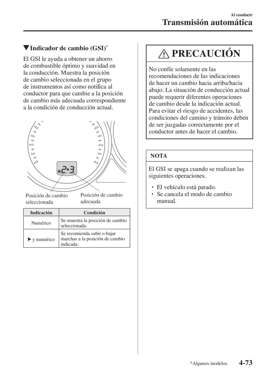 Mazda CX 5 II 2 manual del propietario / page 255