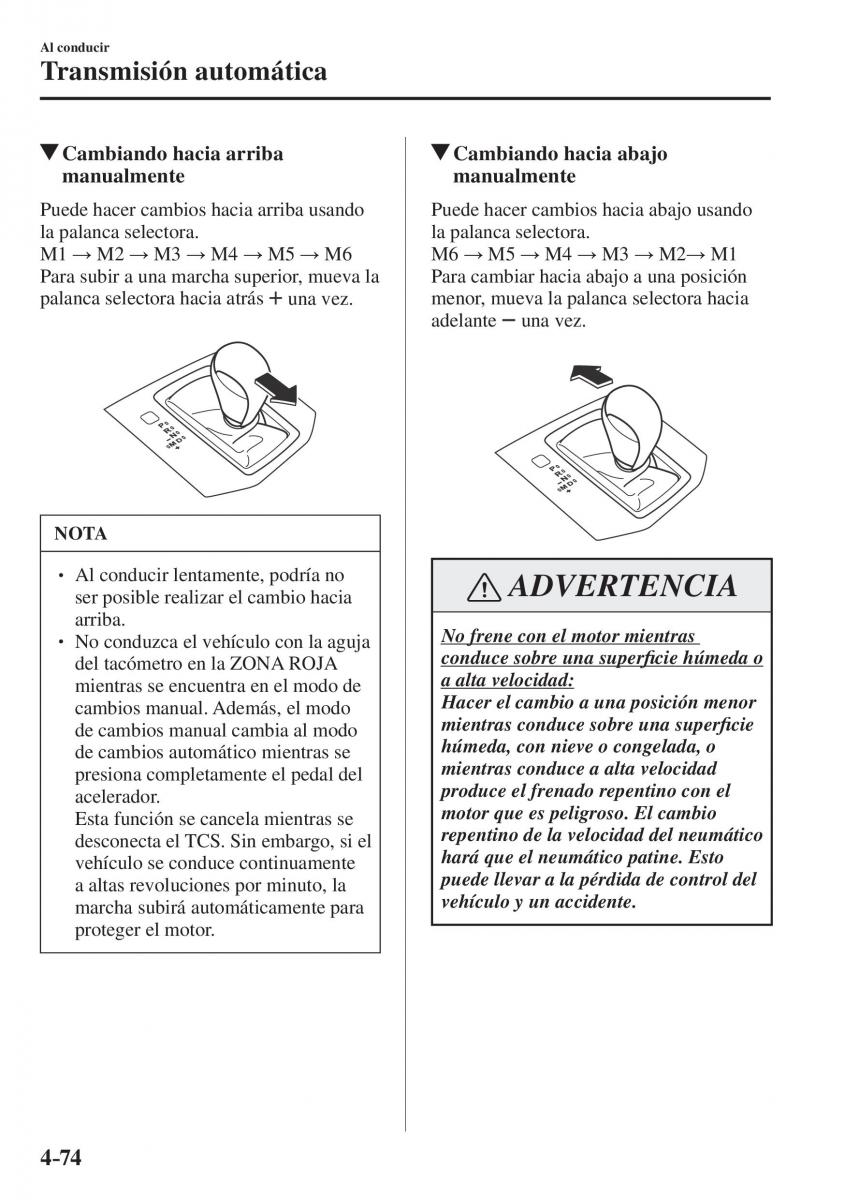 Mazda CX 5 II 2 manual del propietario / page 256