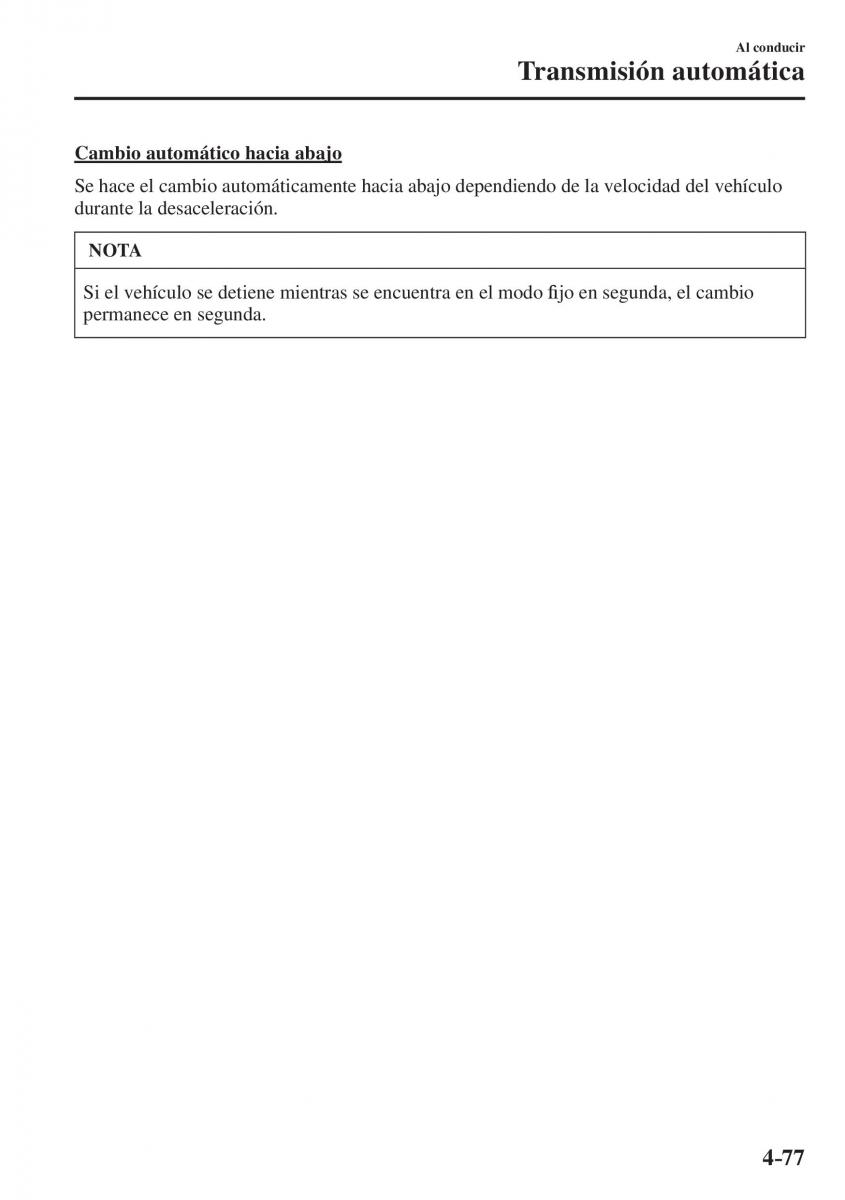 Mazda CX 5 II 2 manual del propietario / page 259