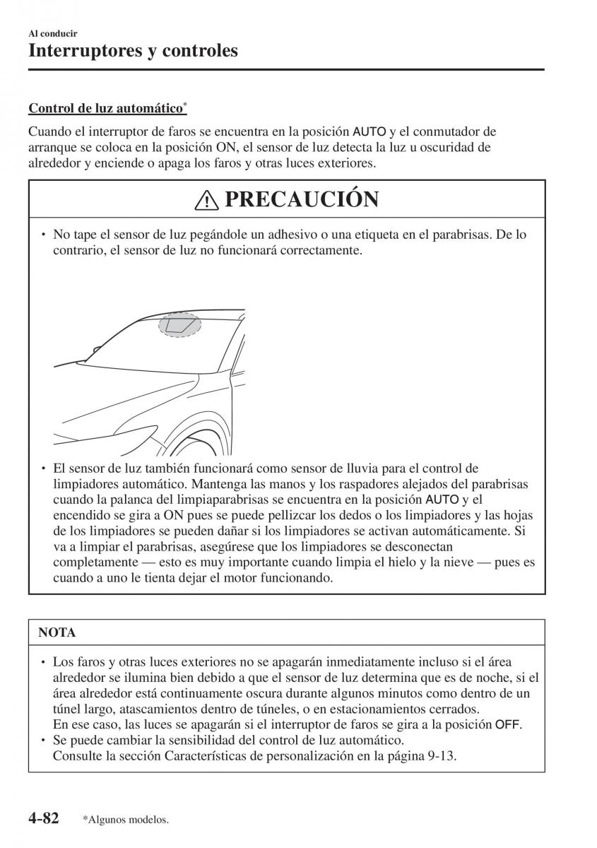 Mazda CX 5 II 2 manual del propietario / page 264