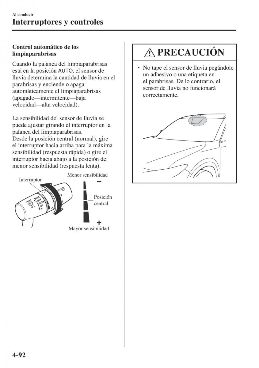 Mazda CX 5 II 2 manual del propietario / page 274