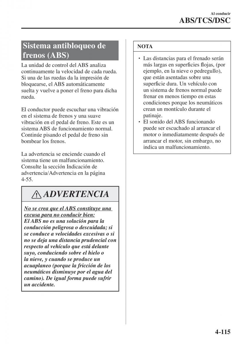 Mazda CX 5 II 2 manual del propietario / page 297