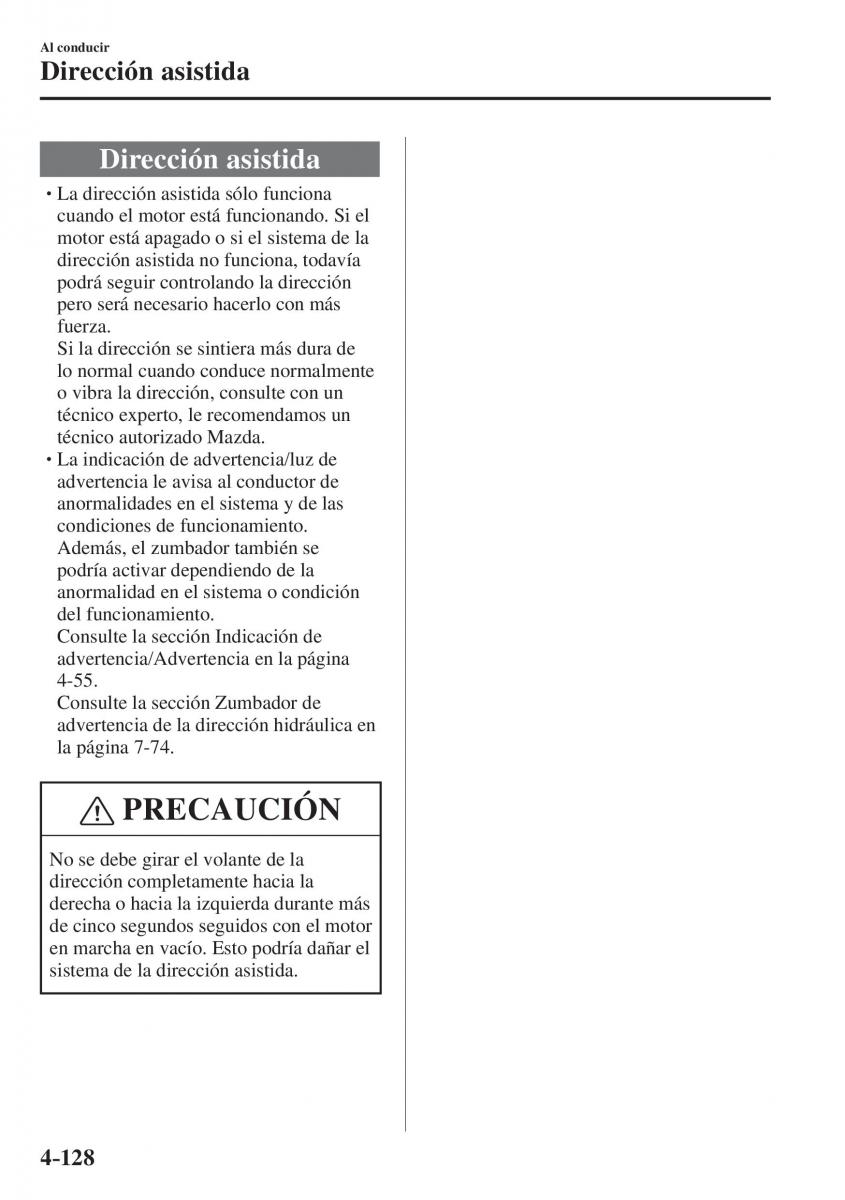 Mazda CX 5 II 2 manual del propietario / page 310