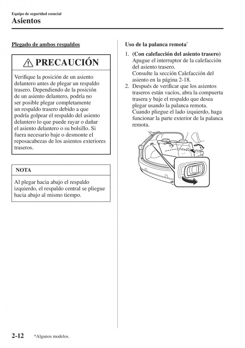 Mazda CX 5 II 2 manual del propietario / page 32