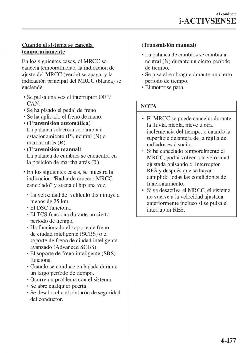 Mazda CX 5 II 2 manual del propietario / page 359