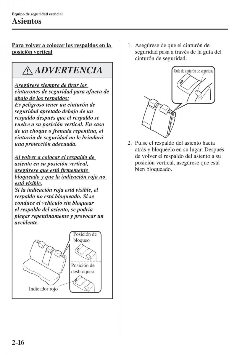 Mazda CX 5 II 2 manual del propietario / page 36